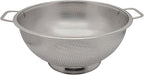 Fox Run Large Stainless Steel Colander, 5 Quart Pasta Strainer With Handles, 11” x 13.5” x 5”