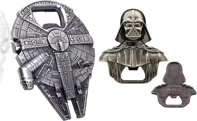 2 Pcs Star Wars Bottle Wine Opener Bottle Zinc Alloy Black Knight Darth Vader Outdoor Tool - Wine Bottle Opener Kitchen Tools for Souvenirs Kitchen Tools for Souvenirs & Gift