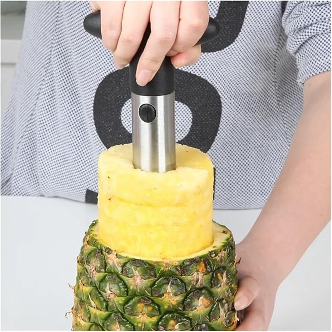 yongduogongsi Pineapple Slicer Peeler Cutter Stainless Steel Kitchen Fruit Tools Cooking Tools Kitchen Accessories Kitchen Gadgets(Green)