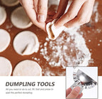 Dumpling Tool Set Stainless Steel 5pcs Dumpling Mold Cutter and Stuffing Spoon Kit for Kitchen Utensils Food-grade Cooking Gadget