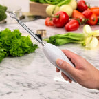 Zucchini Corer Tool Portable Vegetable Corer Cordless, Electric Scraping Scale Machine Scraper With 2 Cutter Head, Stainless Steel Rechargeable Fruit Digging, Professional Remover Tool Veggie Drill