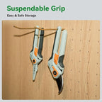 PrunePro 8" Professional Pruning Shears for Gardening 2 Pack Bypass Hand Pruner Stainless Steel Sharp Garden Scissors Plant Flower Rose Garden Clipper