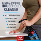 Triax All Clean - Professional Grade Multi-Purpose, Bio-Degradable, Non-Toxic Cleaning Product - For Vehicle and Home Use