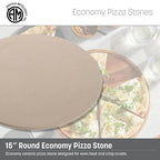 American Metalcraft 15" Round Economy Pizza Stone