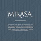 Mikasa, Gold Accent Regent Bead Flatware Service for 12, 65 Piece Set, 18/10 Stainless Steel, Silverware Set with Serving Utensils