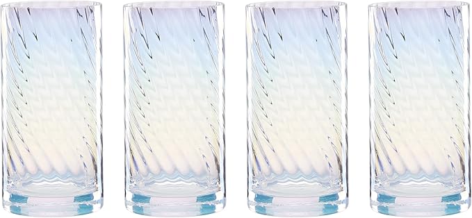 Lenox 897834 Tuscany Classics Iridescent Hiballs, Set Of 4