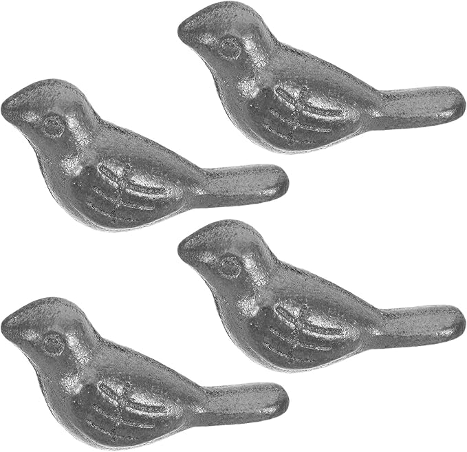 Ipetboom 4pcs Cast Iron Cooking Tool - Bird Natural Iron Deficiency Supplement For Cooking - Safe & Reusable Supplement For Vegans Athletes