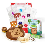BAKETIVITY Monkey Banana Bread | Banana Cake Kids Baking Set for Girls & Boys | Baking Set for Kids with Pre-Measured Ingredients | Perfect Family Gifts for Cooking Lovers Ages 6-12