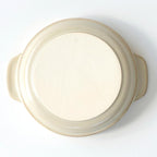 Santo Banko Ware Gratin Dish for One Person Capacity 13.5 fl oz (400 ml) Heat Resistant Pottery Oven Safe Direct Fire Microwave Dishwasher Safe Stackable Beige Made in Japan