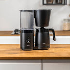 ZWILLING Enfinigy Drip Coffee Maker with Thermo Carafe 10 Cup, Awarded the SCA Golden Cup Standard, Black