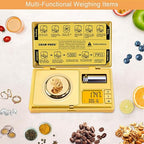 GRAM PRES High Precision Milligram Scale,50g/0.001g Digital Mini Pocket Gram Scale,Mg Scale for Weighing Powders,Jewelry, Medicine, Gem, Reloading,Gold Scale with Cal Weight, Tweezer and Tray