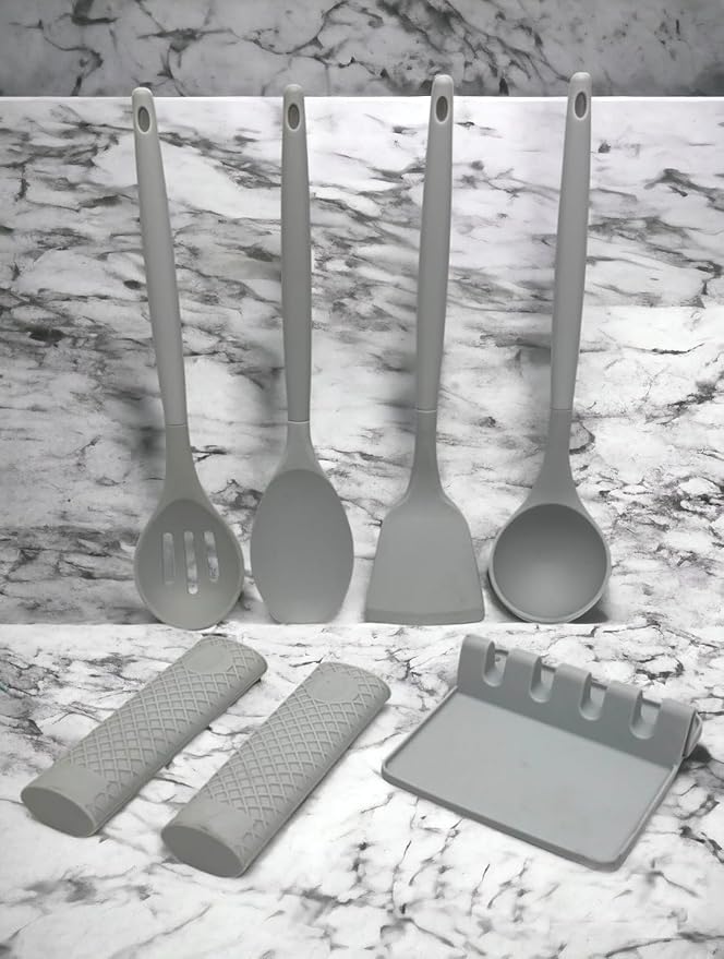 G&S Design Silicone Kitchen Gadget Set - 7 Piece Set