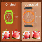 Newness 5.12 Inch Extra Large Apple Slicer, Heavy Duty Apple Slicer 8 Slices, Durable Apple Corer, Stainless Steel Apple Slicer and Corer - for Apple, Potato, Onion and More, Orange