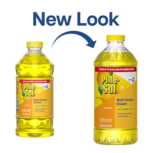Pine Sol CloroxPro Multi-Surface Cleaner, All Purpose Cleaner, Lemon Fresh, 40 Fluid Ounces (Package May Vary)