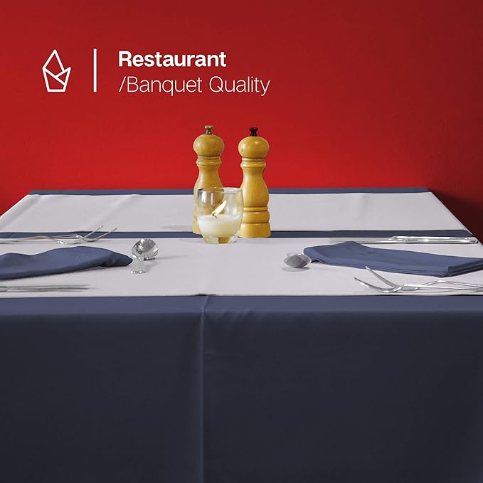 Gee Di Moda Rectangle Tablecloth - 60 x 126 Inch Caribbean Table Cloth for 8 Foot Rectangle Tables - Heavy Duty Washable Fabric - for Holiday Party, Dinner, Weddings, Baby Shower & Events