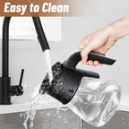 10 Cup Coffee Pot Replacement for Ninja Coffee Maker CM401 CM371 CP301 CM300 CM400 CF091, Glass Carafe Replacement with Brew-Through Lid, Ninja Coffee Pot Replacement with Sturdy Handle