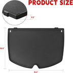GGC 6559 Cast Iron Griddle for Weber Q2000 Q200 Q220 Q240 Q260 Q2200 Q2400 Series Grills, 15.3" x 10.8" Grill Grates Replacement Parts for Weber Q200 Griddles