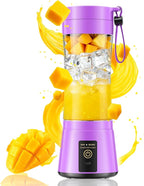 Cordless Personal Size Portable Blender - 380Ml Blender Smoothies and Shakes, BPA Free Traveling Juice Cup with Powerful Blending, Freshly Squeezed in Sports/Travel/Home, Mother's Day