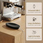 Digital Scale Grams with Coffee Spoon, 500g/0.1 Gram Scale Tea Scale for Loose Tea Black Mini Digital Pocket Jewelry Scales, Digital Kitchen Scale .1 Gram Accuracy