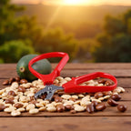 Red Melon Seed Cracker Plier,Sunflower Seeds Plier Opener - Seed Cracker Sheller Opener Peeling Pliers for Melon Seeds, Small Nuts,Nut Crackers,Kitchen Specialty Tools and Gadgets
