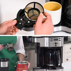KEEPOW Reusable Coffee Basket Filter, Parts compatible with Hamilton Beach 2-Way Brewer Coffee Maker Models 49980A 49980Z 49933 47650 Accessories 3 Pack