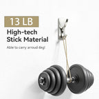 pickpiff Brushed Nickel Self Adhesive Coat Hooks for Hanging: 13LB Extra Strong Stainless Wall Hook for Towel, Utensil, Backpack, Hat, Sturdy Metal Hanger for Bathroom, Kitchen, Door, 4 Pack