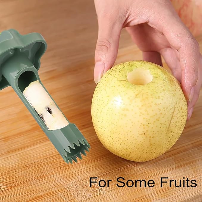 Pepper Seed Corer Remover, Upgrade 2 in 1 Bell Pepper Cutter Quickly Cutting and Deseeding Bell Pepper Corer Tool for Vegetables Kitchen Gadget