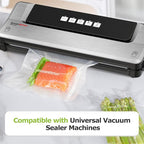 Bonsenkitchen Vacuum Food Sealer Rolls Bags, 2 Packs 8 in x 20 ft, BPA Free, Durable Commercial Customized Size Bags for Storage and Sous Vide Cooking,VB3206