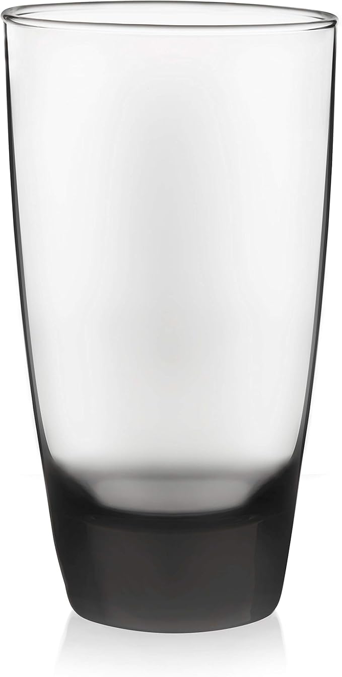 Libbey Classic Rocks and Tumbler Glass Cups Set, Elegant Mixed Drink Glasses Set with Modern Clean Lines, Dishwasher Safe Drinkware Set of 16