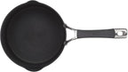 Circulon Radiance Hard-Anodized Nonstick Saucepan, Durable Nonstick Cookware, Sauce Pan with Straining Lid, 3-Quart, Gray