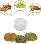 Kitchen Spice Grinder Acrylic 2pc with Magnet Clear Color