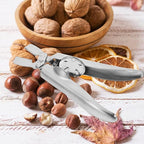 Chestnut Opener and Nut Cracker Tool 304 Stainless Steel Cross-shaped Chestnut Sheller Peeler for Walnuts Hazelnuts and Seafood Kitchen Specialty Gadget