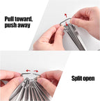 Doosu Measuring Spoons Set of 7-18/8 Stainless Steel Heavy Duty Teaspoons Tablespoons with Engraved Metric & US Measurements, Metal Measure Spoon for Dry and Liquid Ingredients, Dishwasher Safe