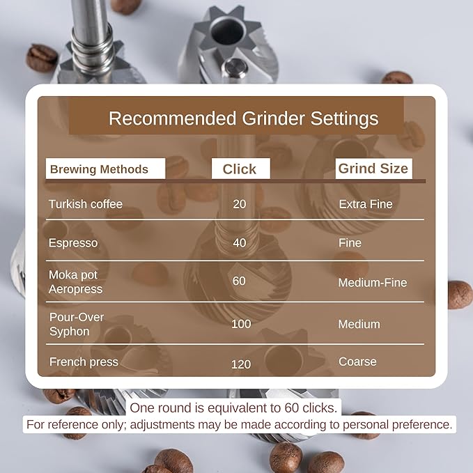 【Iron Gray】KINGrinder K6 Manual Hand Coffee Grinder with Straight Handle for French Press, Drip, Espresso with Assembly Consistency Stainless Steel Conical Burr Mill, 25-35g Capacity