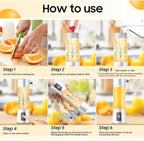 Portable Blender for Smoothies & Shakes - Cordless Personal Size Mini Blender with BAP Free Juice Cup, USB Rechargeable Suit for Sports/Picnic, Mother's Day