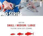 Bubba Pro Series Lithium-Ion Electric Fillet Knife with Non-Slip Grip Handle, 4 Ti-Nitride S.S. Coated Non-Stick Reciprocating Blades, Charger and Case for Fishing