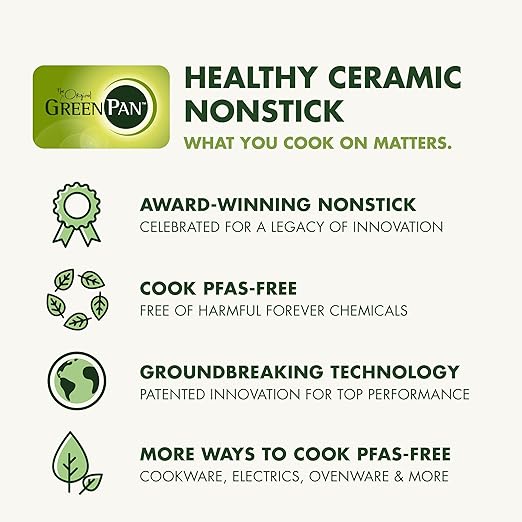 GreenPan Spectra 10 Piece Cookware Set,Hybrid Tri-Ply Stainless Steel, PFAS-Free Ceramic Nonstick Textured Cooking Surface,Induction Pots & Pans with Lids, Dishwasher Safe,Oven & Broiler Temp to 850˚F