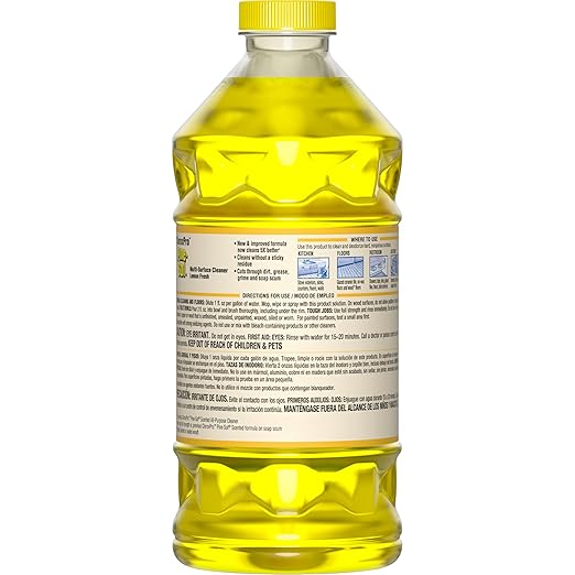 Pine Sol CloroxPro Multi-Surface Cleaner, All Purpose Cleaner, Lemon Fresh, 40 Fluid Ounces (Package May Vary)