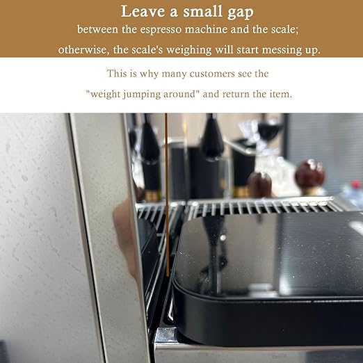 Digital Coffee Scale with Built-in Timer, 0.1g Precision to 3000g Rechargeable Espresso Scale, Touch Glass Kitchen Food Scale for Pour Over, Baking and Macros
