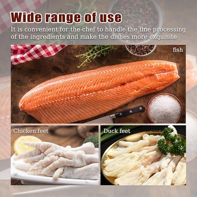ZORZA 1Pcs Premium Fish Bone Pliers Sharp Fish Deboning Tool Ideal for Fish Scaling & Removing Pin Bones Must-Have Kitchen Gadget for Chefs & Seafood Lovers