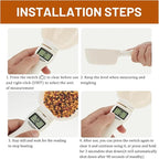 Digital Measuring Spoon, Electronic Measuring Spoon with LCD Screen, 800g / 0.1g High Precision Food Measuring Scoop Scale with Measuring Spoons for Food, Coffee,Spices, Dog Cat Food (1PCS)