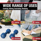 CDN Extra-Big Digit Timer | Counts Up & Down, 100 Minutes by Minutes & Seconds, Extra-Large Digits, Loud Alarm, Stand, Hang, Magnet Mounting, Perfect for Batch Baking - TM15