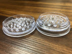 Kitchen Spice Grinder Acrylic 2pc with Magnet Clear Color