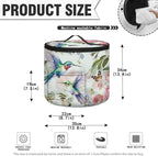 Peony Electric Pressure Cooker Cover Hummingbirds Insulation Handbag Keep Appliance Clean Electric Pressure Cooker Bag with Accessories Pockets