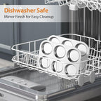 E-far Muffin Top Pan, Stainless Steel 6-Cavity Shallow Cupcake Pan for Baking Whoopie Pie, Yorkshire Pudding, Eggs, Cornbread, Drop Cookies, Non-toxic & Standard Size, Oven & Dishwasher Safe
