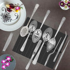 | Plating Tools Culinary Set | 11 Piece Professional Chef Plating Tools Pro Kit | Kitchen Plating Utensils | Modernist Cuisine Food Art | Stainless Steel | Black (Silver)