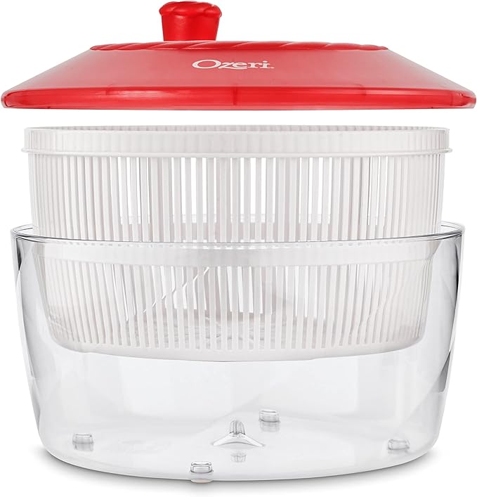 Ozeri Italian Made Fresca Salad Spinner and Serving Bowl, BPA-Free