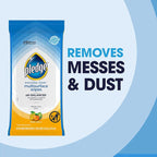 Pledge Multisurface Cleaning Wipes, pH Balanced, Fresh Citrus, 25 Count (Pack of 3, 75 Total Wipes)