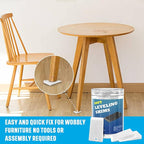 Furniture Levelers, 50 Piece Jar, Plastic Shims for Leveling, Black Rubber Wedge for Table Toilet Refrigerator Piano, Small Shims for Home Improvement and Work