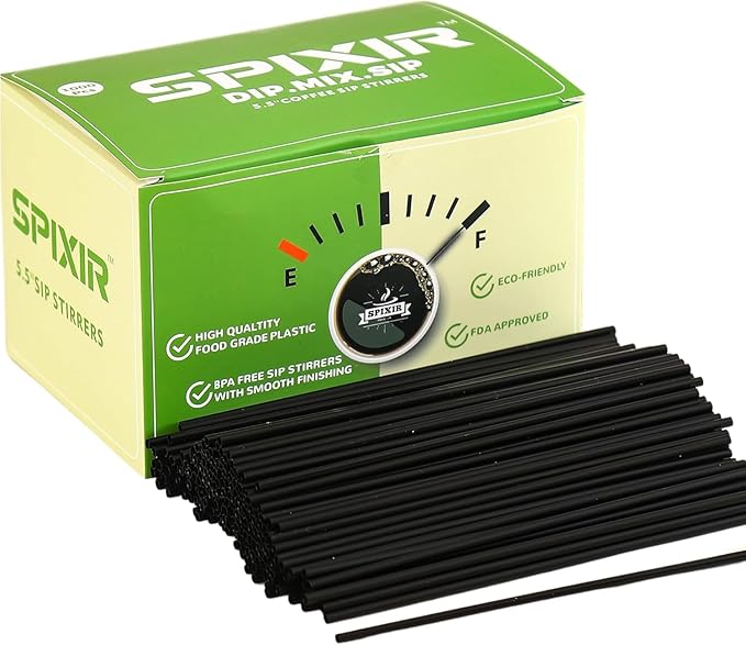 Coffee Stir Sticks, Coffee Stirrers, Stir Sticks, Disposable Stir Sticks for Coffee, Stirring Sticks, Swizzle Sticks for Coffee & Drinks (7.87 Inches - Pack of 250)